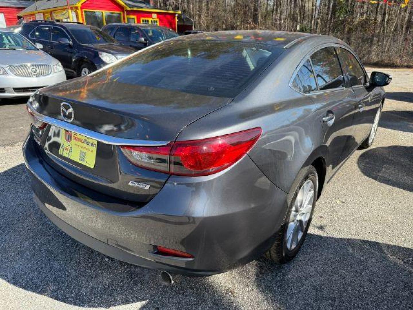 2015 Gray Mazda Mazda 6 i Sport (JM1GJ1U57F1) with an 2.5L I-4 DI DOHC engine, Automatic transmission, located at 1806 Veterans Memorial Hwy SW, Austell, GA, 30168, (770) 944-9558, 33.817959, -84.606987 - Photo#7