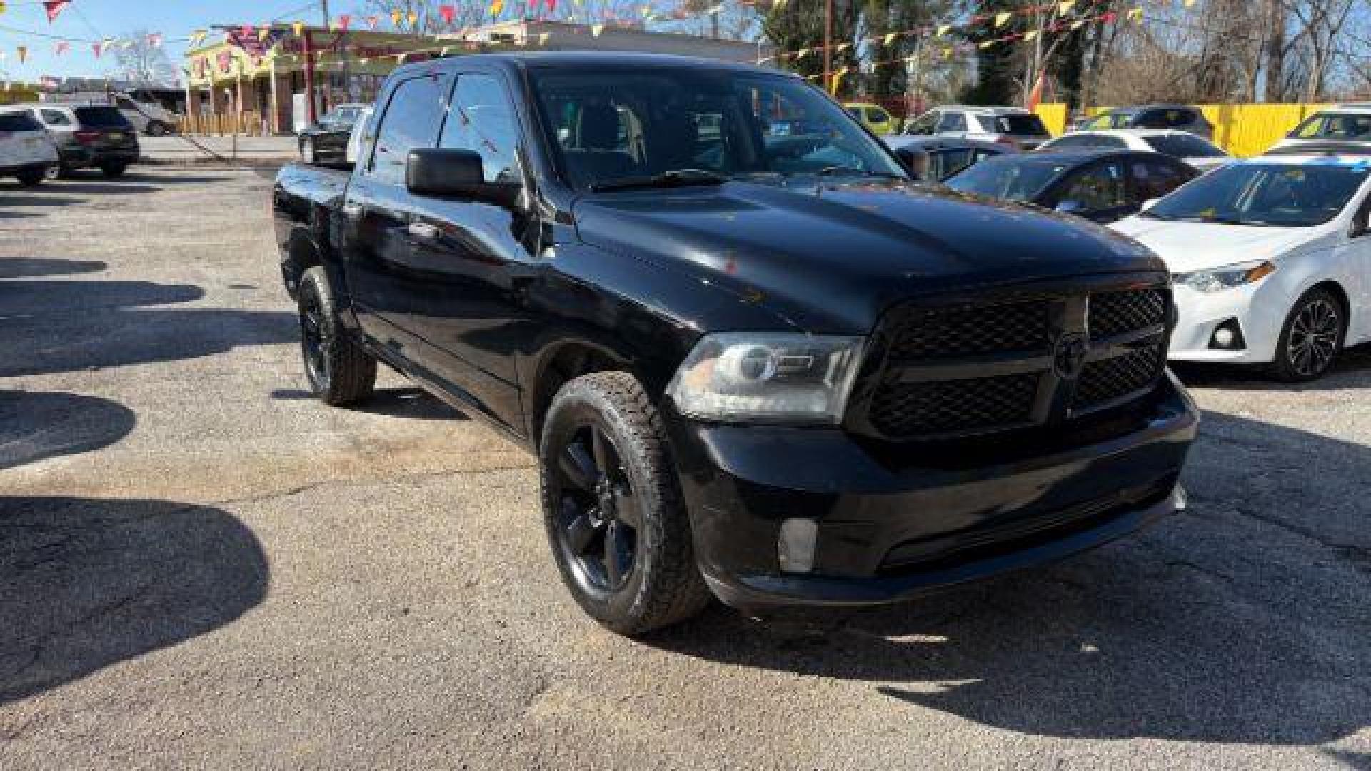 2014 Black RAM 1500 Tradesman/Express Crew Cab SWB 2WD (1C6RR6KT3ES) with an 5.7L V8 OHV 16V engine, 8-Speed Automatic transmission, located at 1806 Veterans Memorial Hwy SW, Austell, GA, 30168, (770) 944-9558, 33.817959, -84.606987 - Photo#2