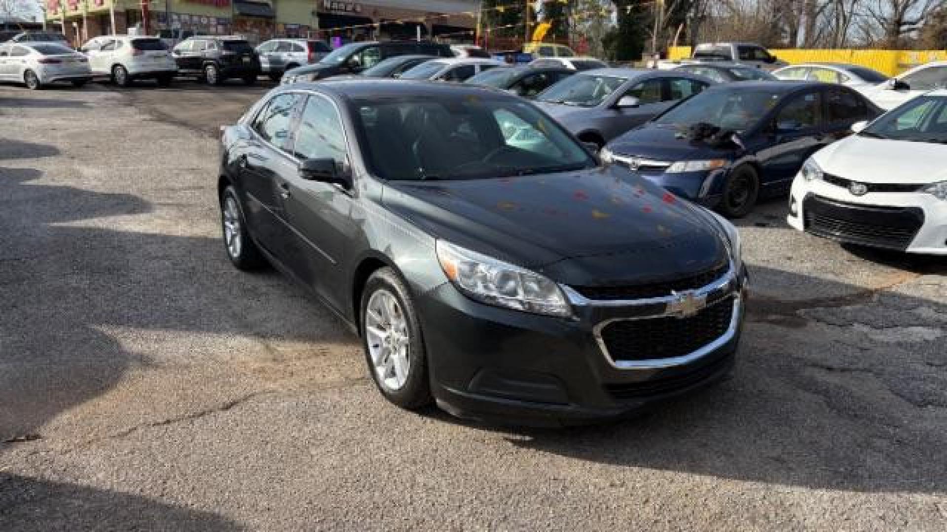 2014 Gray Chevrolet Malibu 1LT (1G11C5SL4EF) with an 2.5L L4 DOHC 16V engine, 6-Speed Automatic transmission, located at 1806 Veterans Memorial Hwy SW, Austell, GA, 30168, (770) 944-9558, 33.817959, -84.606987 - Photo#2