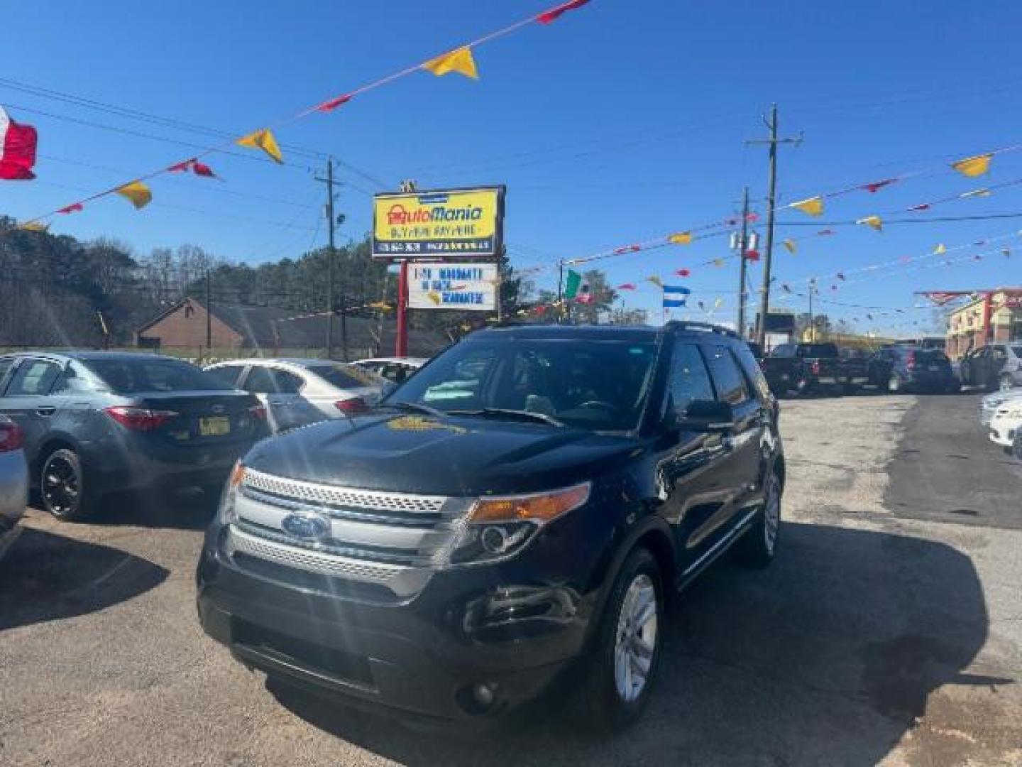 2013 Black Ford Explorer XLT (1FM5K7D87DG) with an 3.5L V-6 DOHC engine, located at 1806 Veterans Memorial Hwy SW, Austell, GA, 30168, (770) 944-9558, 33.817959, -84.606987 - Photo#1