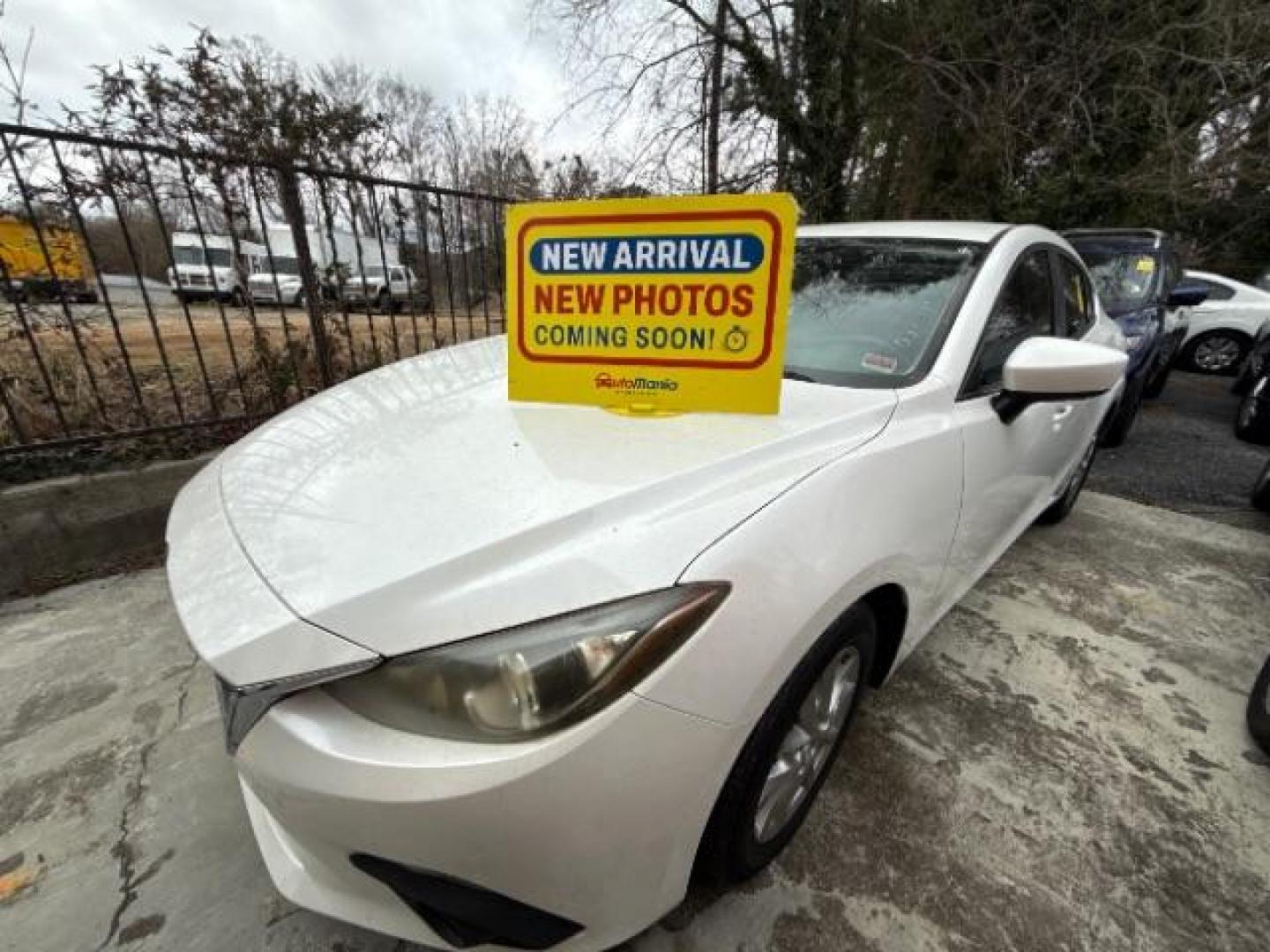 2015 White Mazda Mazda 3 I TOURING (JM1BM1V70F1) with an 2.0L I-4 DI DOHC engine, located at 1806 Veterans Memorial Hwy SW, Austell, GA, 30168, (770) 944-9558, 33.817959, -84.606987 - Photo#0