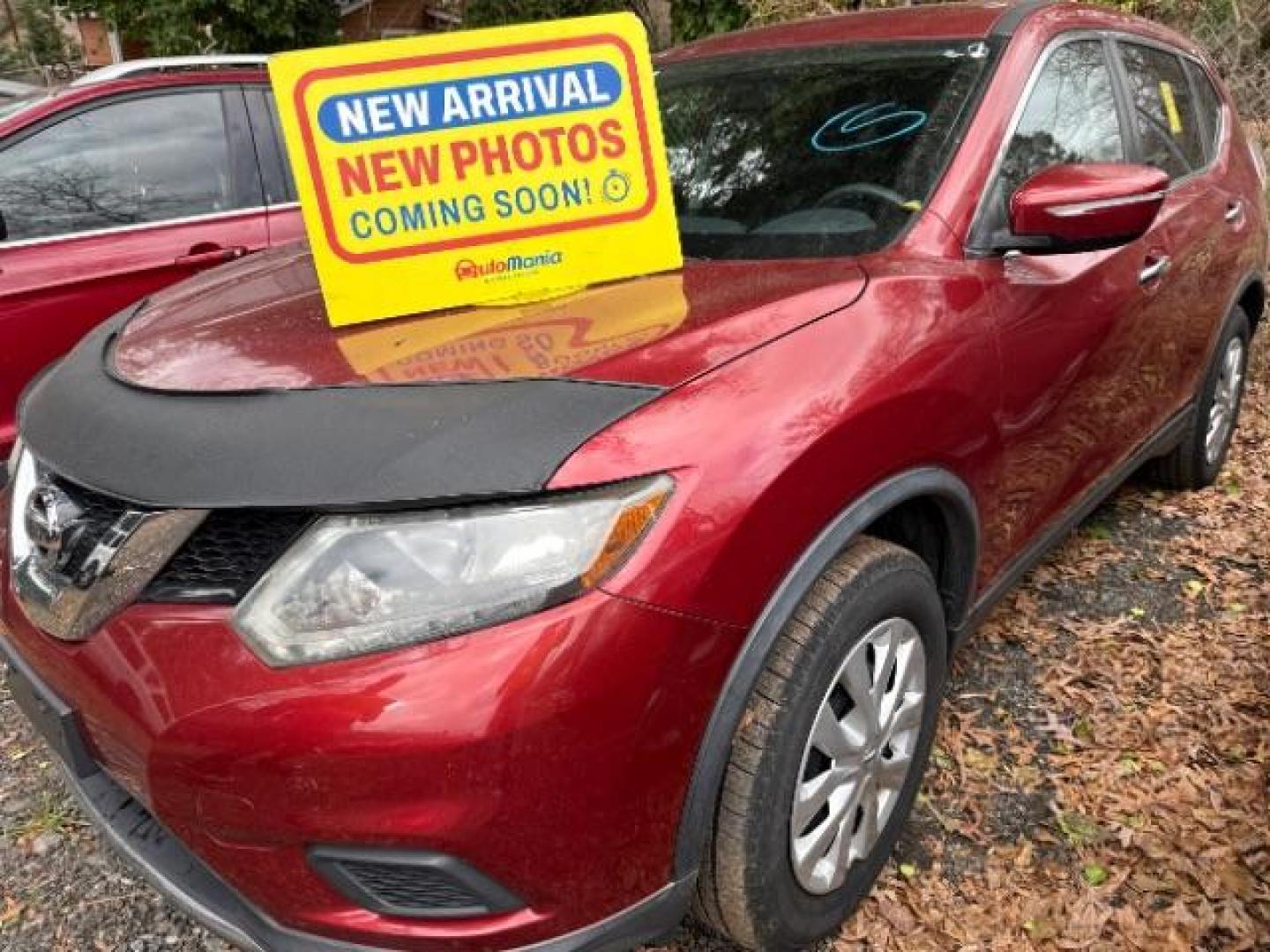 2015 Red Nissan Rogue S (KNMAT2MT5FP) with an 2.5L I-4 MPI DOHC engine, located at 1806 Veterans Memorial Hwy SW, Austell, GA, 30168, (770) 944-9558, 33.817959, -84.606987 - Photo#0